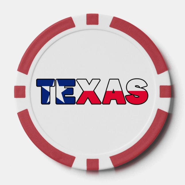 Juego De Fichas De Póquer Texas (Anverso)
