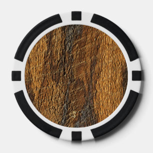 Juego De Fichas De Póquer Textura superficial de madera