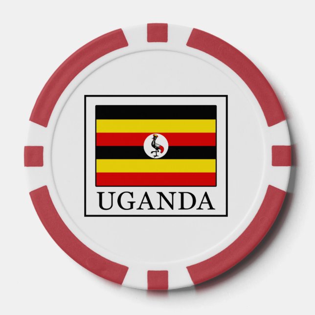 Juego De Fichas De Póquer Uganda (Anverso)