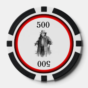 Juego De Fichas De Póquer Vaquera occidental