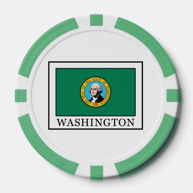 Juego De Fichas De Póquer Washington (Anverso)