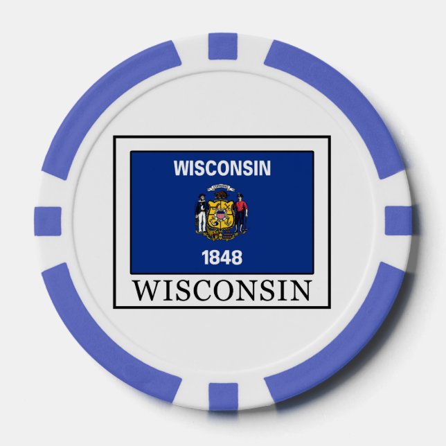 Juego De Fichas De Póquer Wisconsin (Anverso)