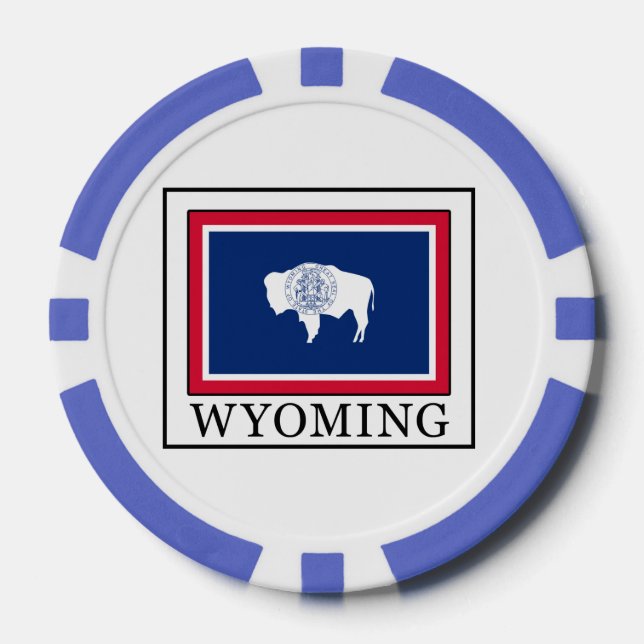 Juego De Fichas De Póquer Wyoming (Anverso)
