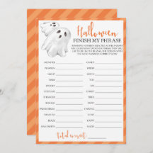 Juego de Fiesta temático de Halloween Finalizar mi