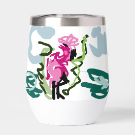 Juego de flamencos rosas