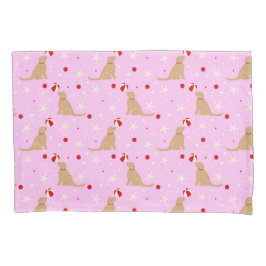 Juego de Funda de almohada rosa de algodón con cap