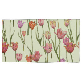 Juego de Fundas de almohada de tulipanes holandese