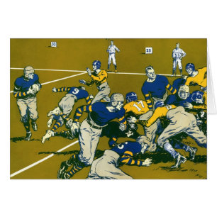 Juego de fútbol de vintage, equipo de oro contra e