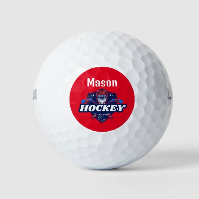 Juego de hockey para bolas de golf - Personalizado (Anverso)
