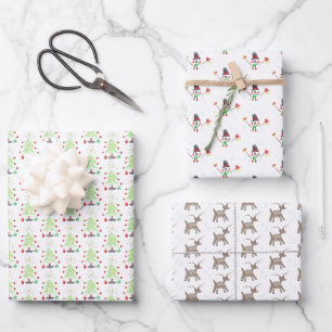 Juego de hojas de ajuste de regalo - Arte infantil