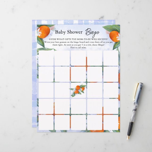 Juego de hojas de papel "Bingo" (Anverso/Reverso In Situ)