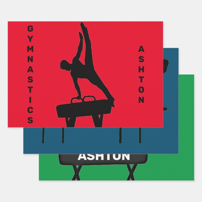 Juego de hojas de papel de ajuste de gimnasia para (Set)