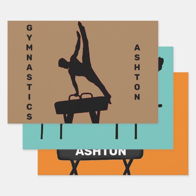 Juego de hojas de papel de ajuste de gimnasia para (Set)
