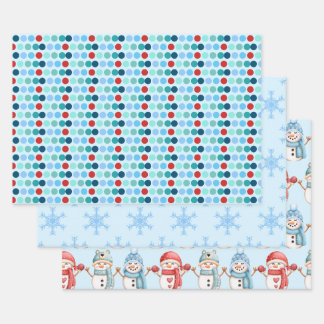 Juego de hojas de papel de ajuste de invierno
