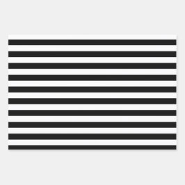 Juego de hojas de papel de ajuste de patrones negr