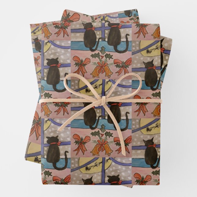 Juego de hojas de papel de ajuste para Navidades d (In situ)