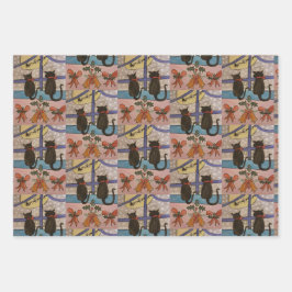 Juego de hojas de papel de ajuste para Navidades d