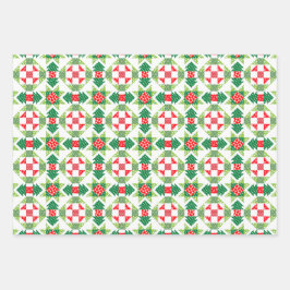 juego de hojas de papel de envoltura de tejido de 