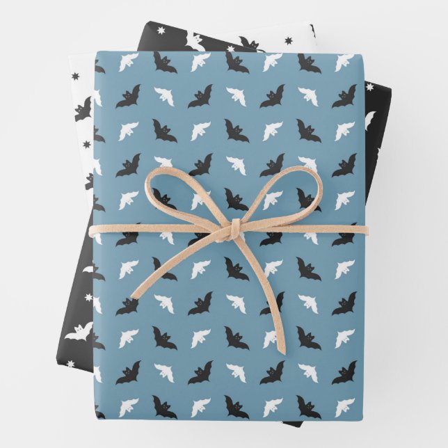 Juego de hojas de papel de envolvimiento de murcié (In situ)