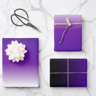 Juego de hojas de papel de envolvimiento de naranj