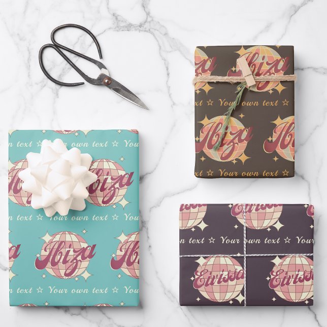 Juego de hojas de papel de envolvimiento de regalo (Subido por el creador)