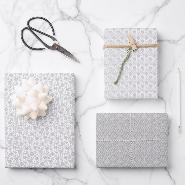 Juego de hojas de papel de envolvimiento - Patrone (Anverso)