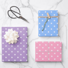 Juego de hojas de papel de relleno para Estrellas