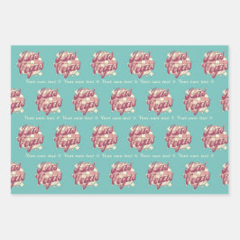 Juego de hojas de papel para envolver regalo de La