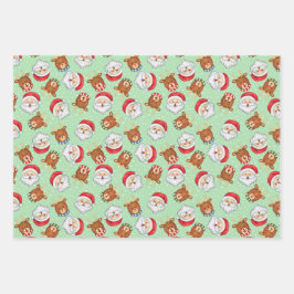 Juego de hojas planas de papel de ajuste de 3