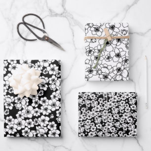 Juego de hojas planas de papel de ajuste de 3