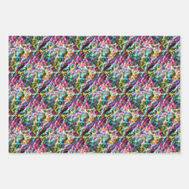 Juego de hojas planas de papel de ajuste de 3 (Anverso)