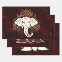 Juego de hojas planas de papel de ajuste de 3