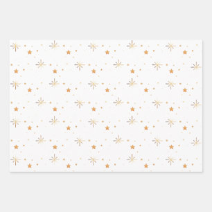 Juego de hojas planas de papel de ajuste de 3