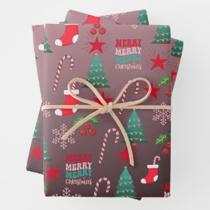 Juego de hojas planas de papel de ajuste de 3