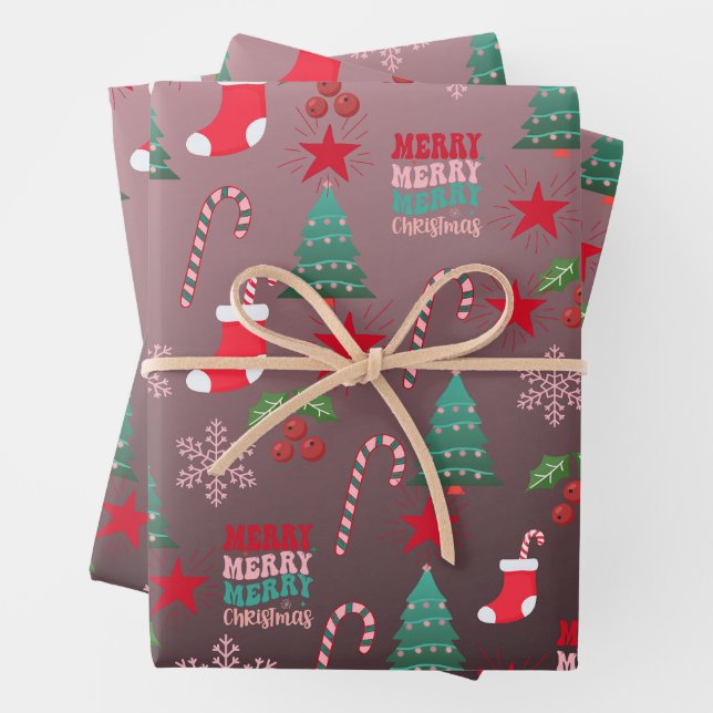 Juego de hojas planas de papel de ajuste de 3 (In situ)