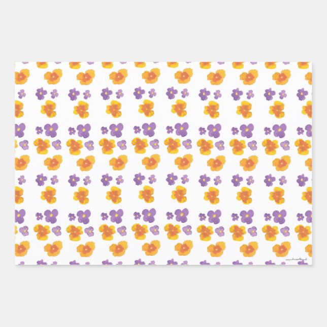 Juego de hojas planas de papel de ajuste de 3 (Anverso)