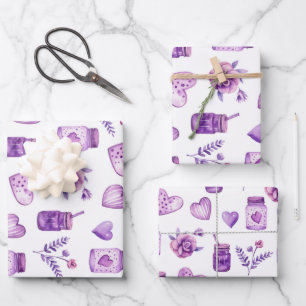 Juego de hojas planas de papel de ajuste de 3