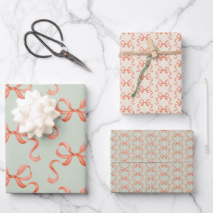 Juego de hojas planas de papel de ajuste de 3