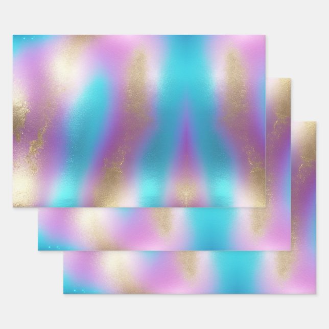 Juego de hojas planas de papel de ajuste de 3 (Set)