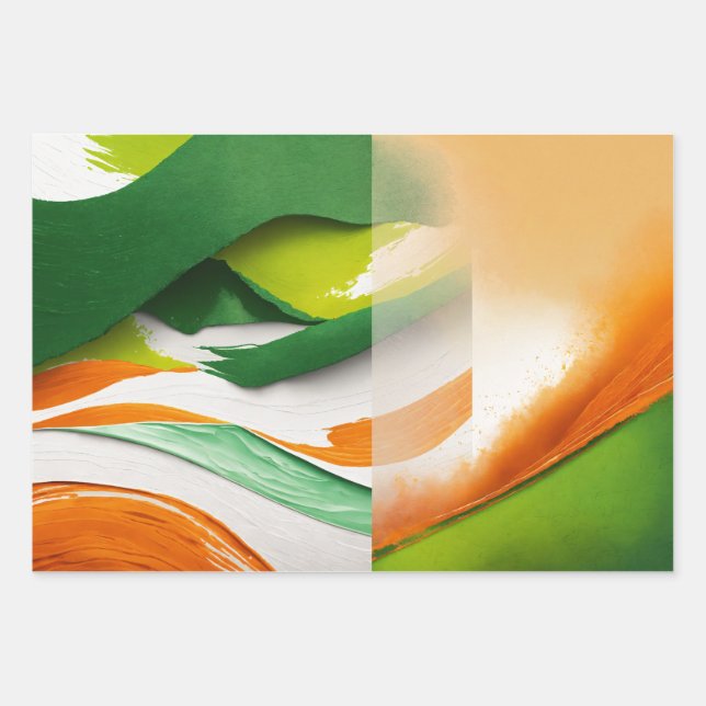 Juego de hojas planas de papel de ajuste de 3 (Anverso)