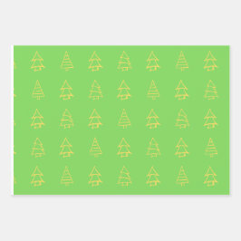 Juego de hojas planas de papel de ajuste de 3