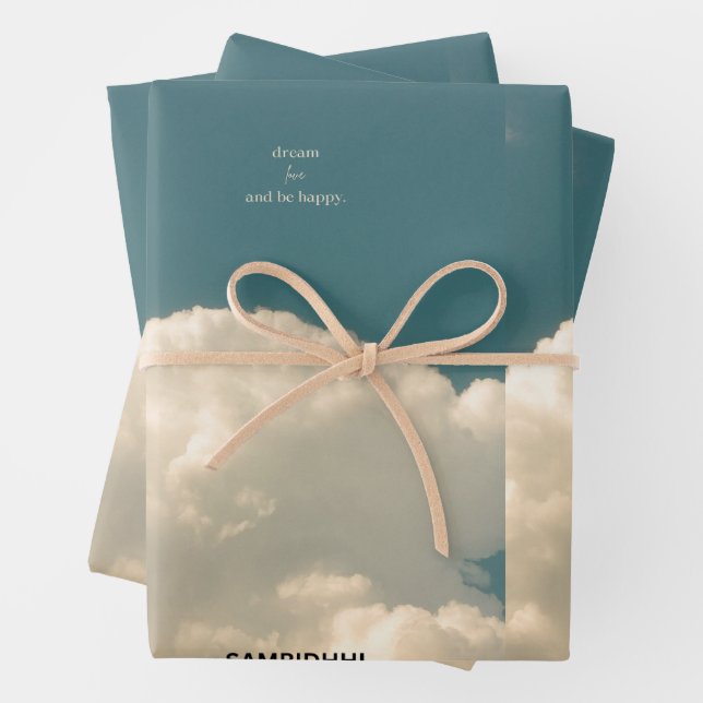 Juego de hojas planas de papel de ajuste de 3 (In situ)