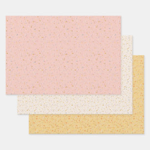 Juego de hojas planas de papel de ajuste de 3