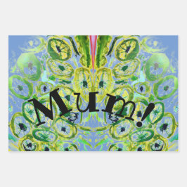 Juego de hojas planas de papel de ajuste de 3