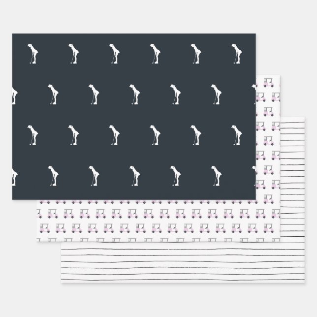 Juego de hojas planas de papel de ajuste de 3 (Set)