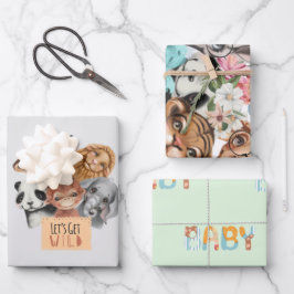 Juego de hojas planas de papel de ajuste de 3