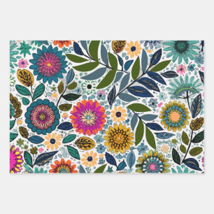 Juego de hojas planas de papel de ajuste de 3