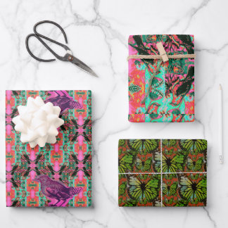 Juego de hojas planas de papel de ajuste de 3