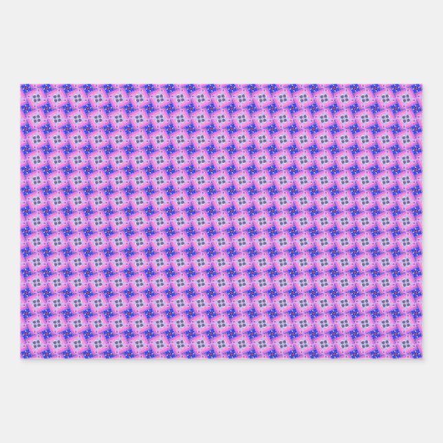 Juego de hojas planas de papel de ajuste de 3 (Anverso)