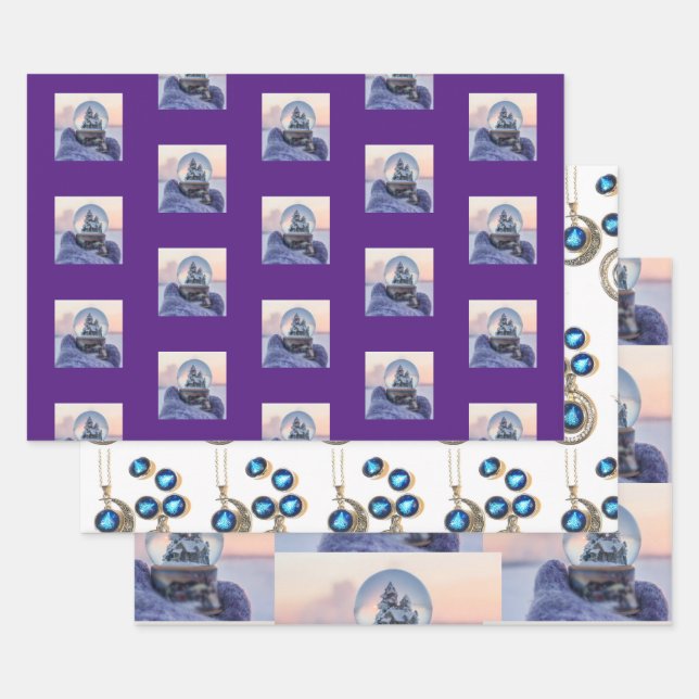 Juego de hojas planas de papel de ajuste de 3 (Set)